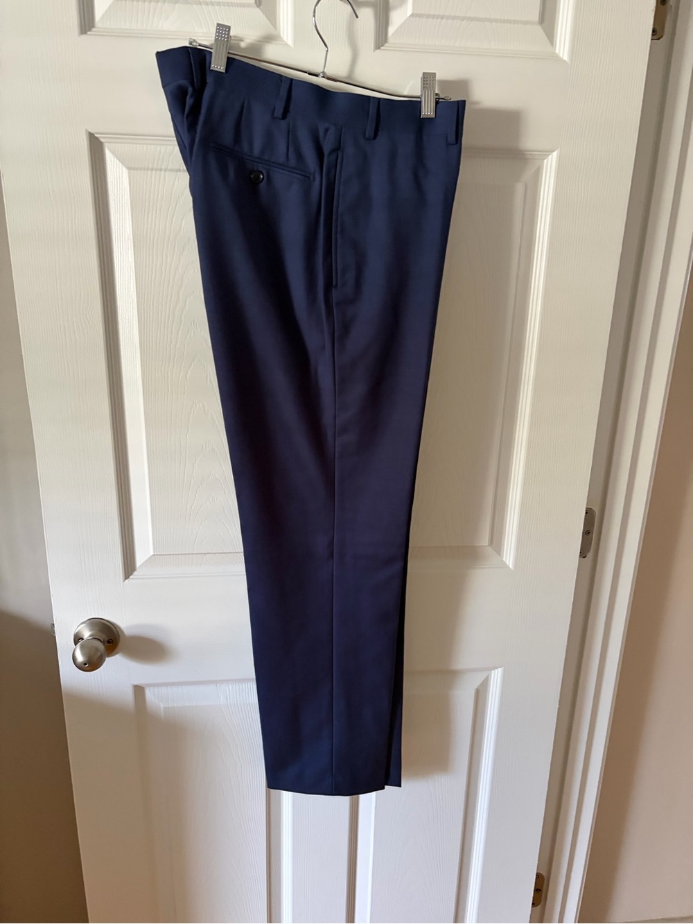 New Calvin Klein Navy Blue Men's Dress Pants - Slim Tapered
